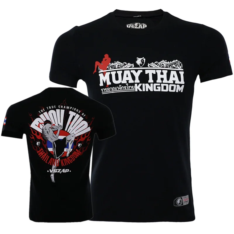 New 3D Muay Thai Printed T Shirt BJJ MMA Graphic T-shirts For Men Kid Fashion Cool Hip Hop Gym Short Sleeves Sport Clothing Tops