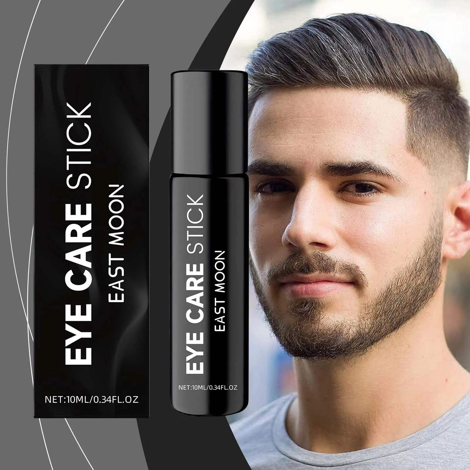 Crema reafirmante para ojos de niacinamida para hombres, desvanece las líneas finas, elimina las ojeras, crema hidratante para la sequedad, barras nutritivas para los ojos