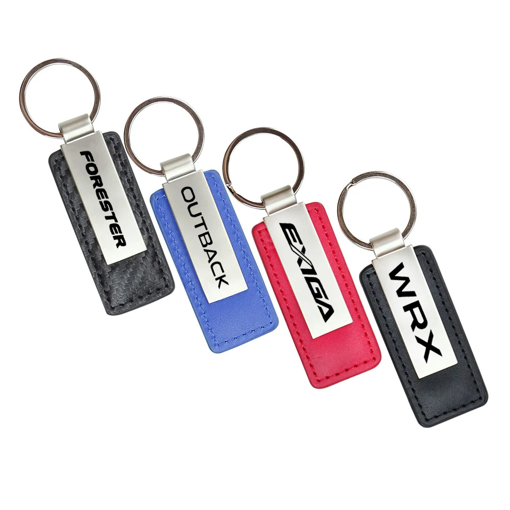 Car Emblem Key Chain For Subaru WRX STELLA OUTBACK LEGACY Justy IMPRCZA FORESTER Exiga CHIFFON Brz ASCENT Key Rings Accessories