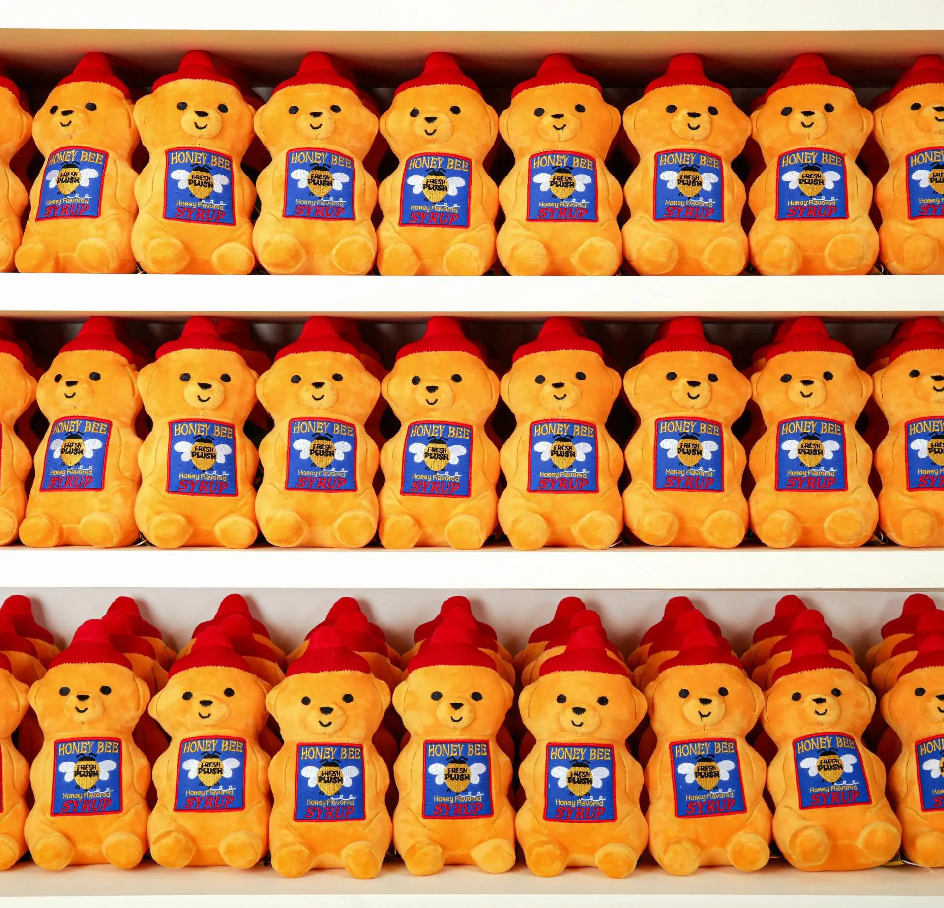 

Funny Plush Dog Toys Little Bear Honey Jar Toy Dogs Squeak Sound Clean Teeth Chew Toy Pets Interactive Playing Supplies