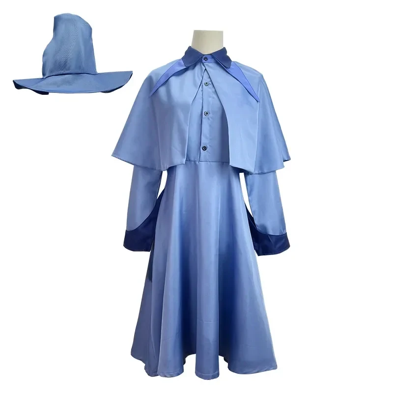 

♛2026♛ Delacour Beauxbaton Magic Cosplay Costumes Wizard School Witch Fleur Isabelle Hat Women School Uniform Clothes Cap Hallo❤