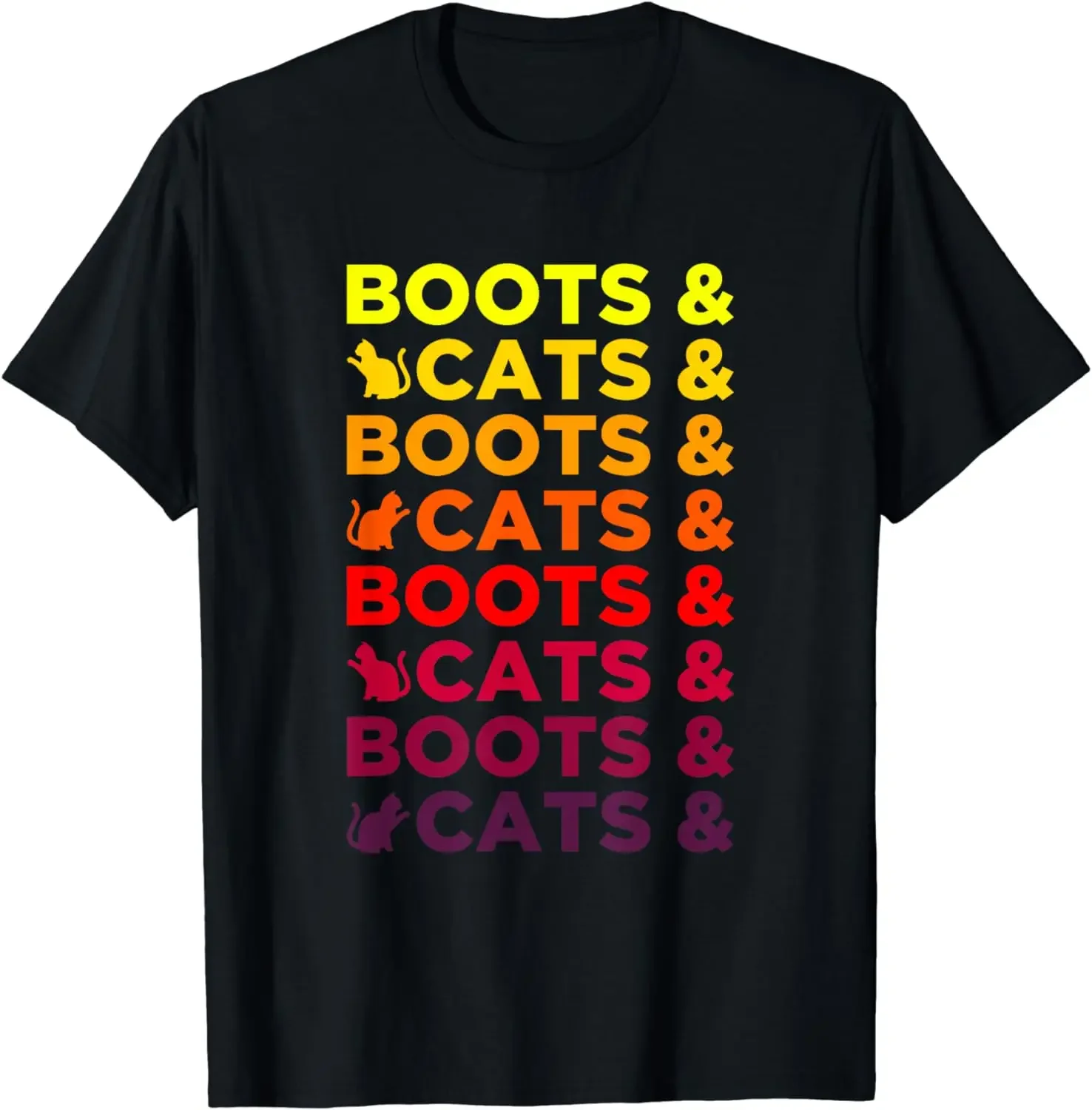 Festival Wear Clothes  Shirts for Men  Women Ropa De Mujer This Boots and Cats Funny EDM Rave Festival Gift T-Shirt   harajuku