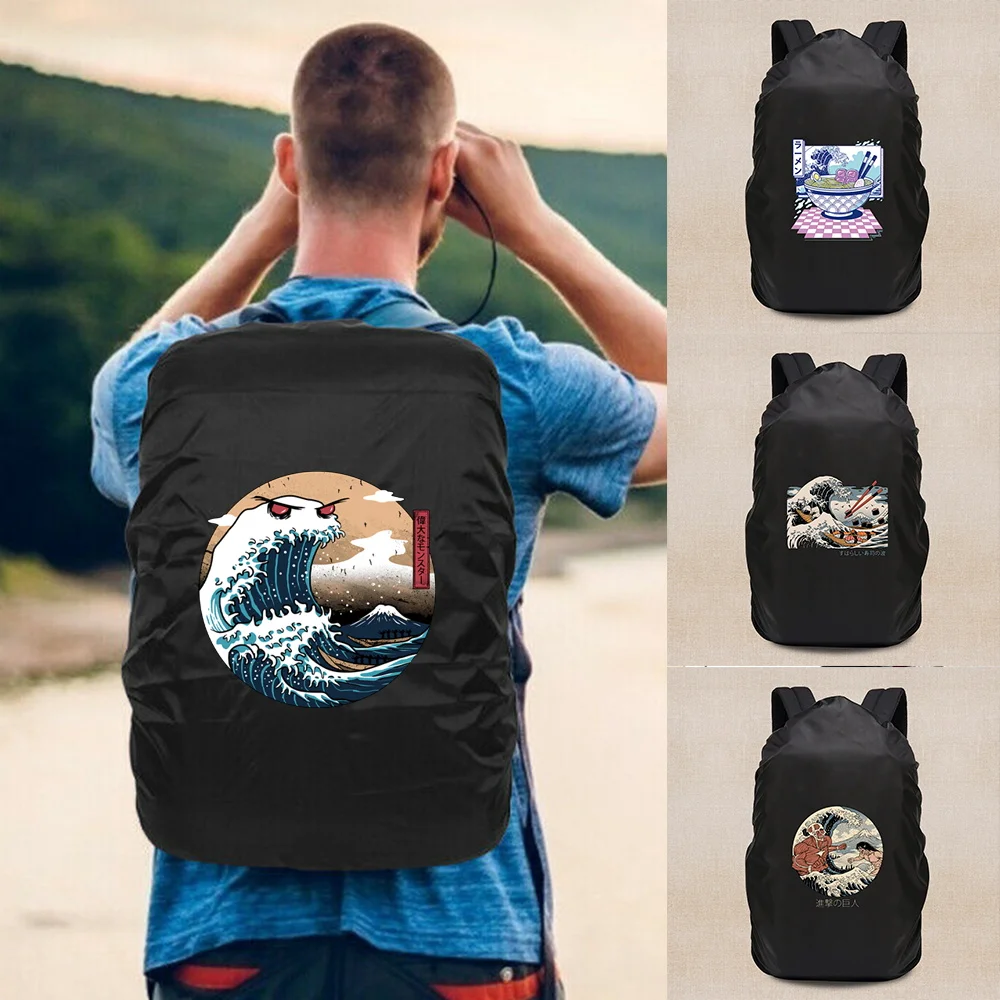 Nylon Backpack Rain Cover Lightweight Practical Travel Accessories Fit for 20L‑70L Backpack for Camping Hiking