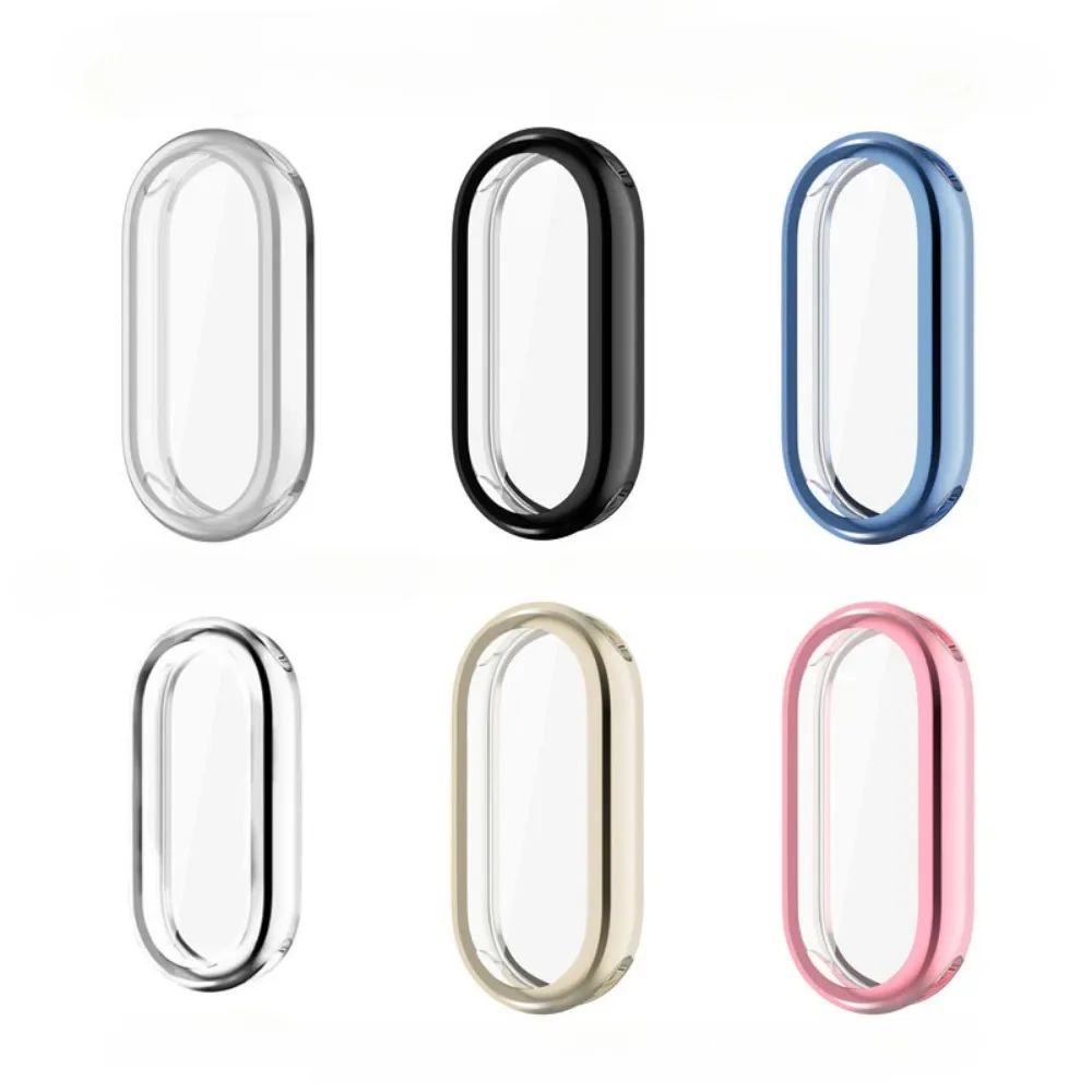 Suitable for Xiaomi band 9 Electroplating soft rubber case Mi band9 full package TPU Xiaomi case anti-scratch protective case