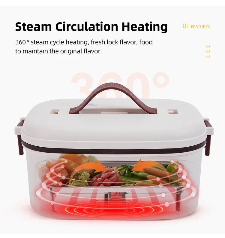 Hot-selling Double-layer Stainless Steel Lunch Box For Office Use In Schools