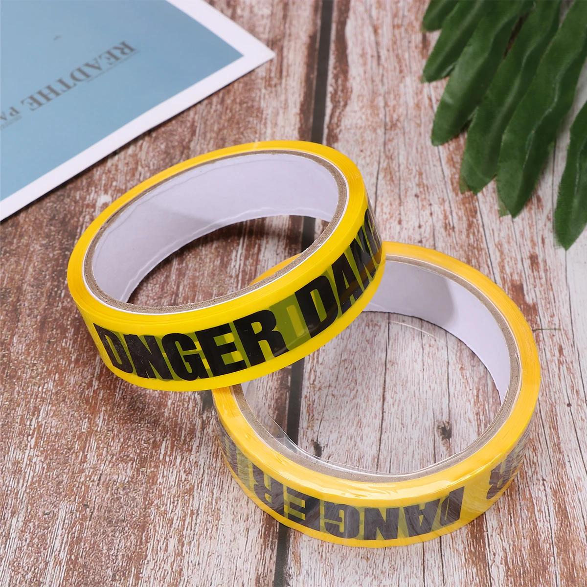 

2pcs Warning Safety Heavy Duty Self Adhesive Barrier Roll For Construction Road Work Sites Slip Resistant Yellow Black Caution