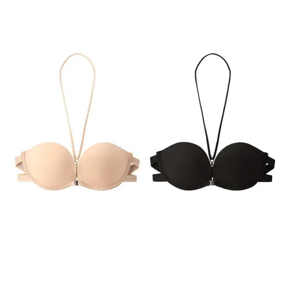 حزام الرقبة اللاسلكي العميق الخامس الصدرية قريبة حمالة رفع الملابس الداخلية مكافحة ترهل للصدمات حمالة للنساء سيدة