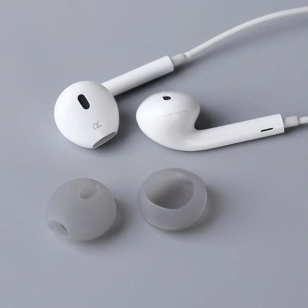 Protective Sleeve Headset Earplug Protector Silicone Earbuds Cover Ear pads Case Earphone Replacement For Ap iP Phone Earphone