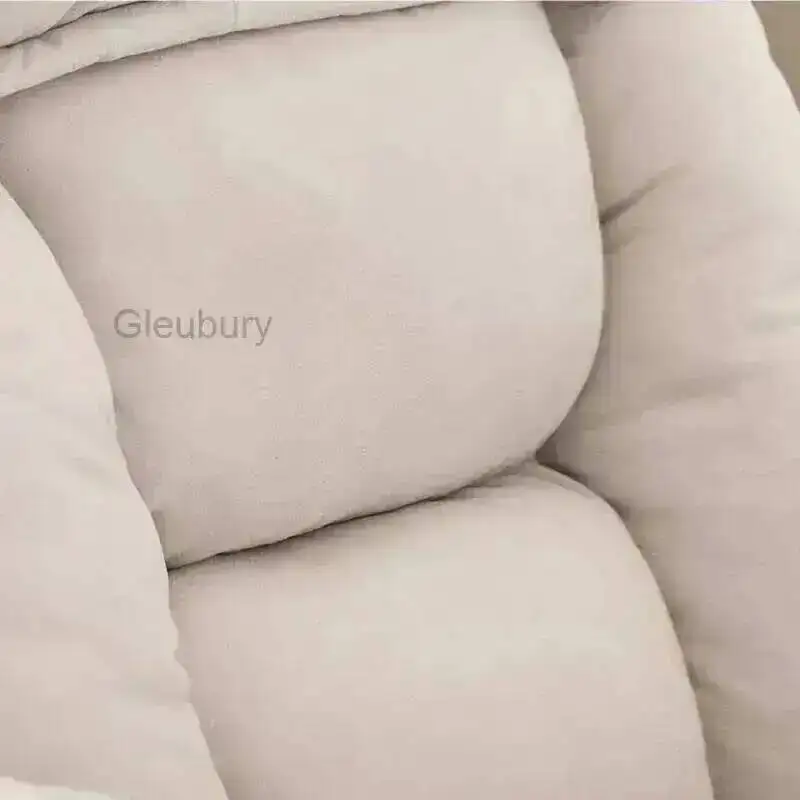 Cadeira de Escritório Giratória Ergonômica com Apoio para os Pés, Encosto Confortável, em Veludo, para Crianças e Estudantes, para Leitura e Relaxamen