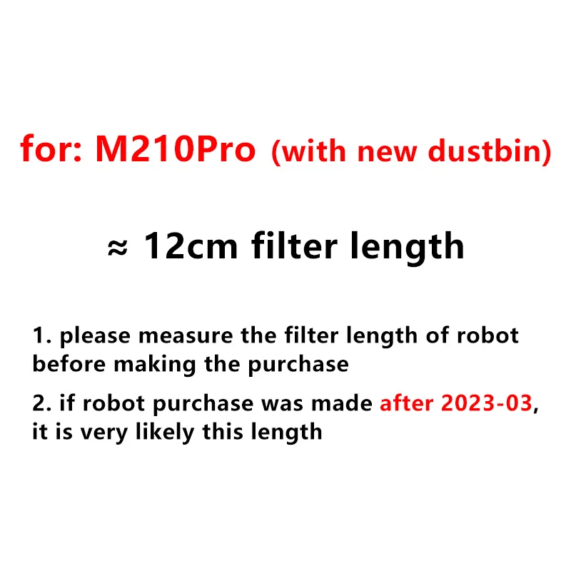 Filtre HEPA pour aspirateur robot Lefant M210 série OKP K2, pièce accessoire, 4 pièces