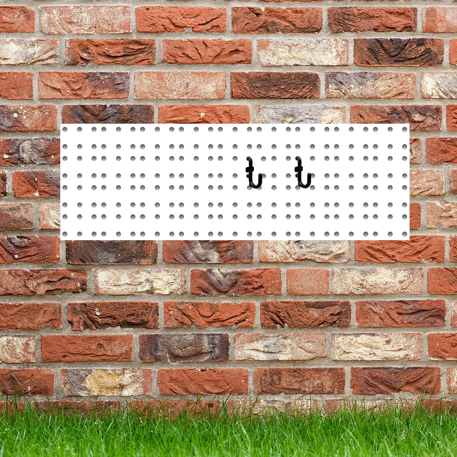 

100Pcs Pegboard Hooks Durable Kitchen Tool Organizer Garage Storage Black Finish No Tools Required Space Saving