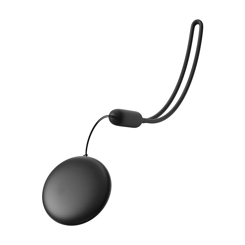 IOS Google Single System Findmy Buzzer Button Lanyard Friendly Round Air Tag 32*9mm Small Mini Pet Key Anti-lost Smart Tag