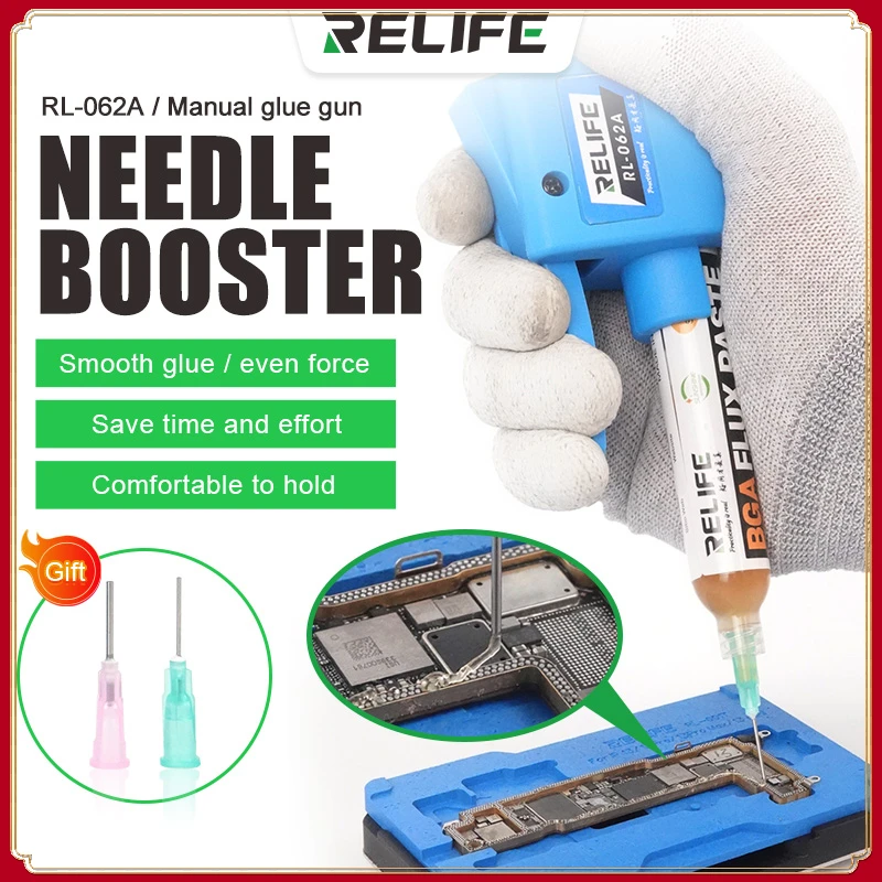 RELIFE RL-062A TubeMate Welding Oil Booster Press Type Auxiliary, Easy to Discharge Oil Putter Welding Oil Booster