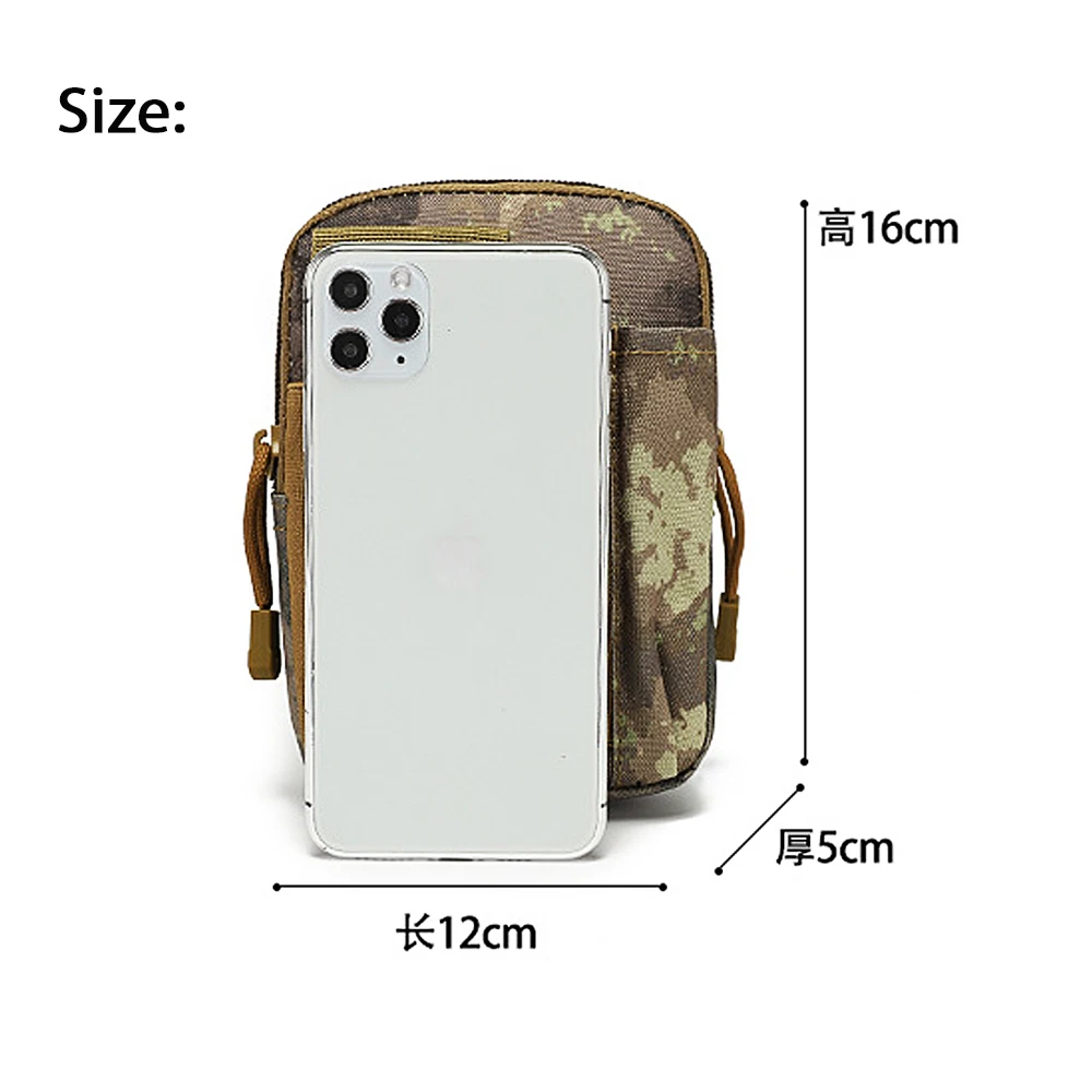 Molle Poudres DulUniversal Holster Fanny Pack, Poudres d'extérieur, Ceinture de taille, Sac, Portefeuille, Sac à main, Étui de téléphone