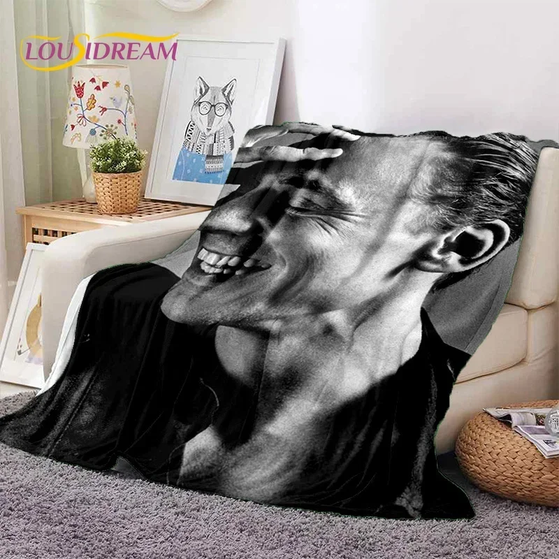 HD Latest Tom Hiddleston Collage Actor Soft Flannel Blankets,Throw Blanket Comfortable Blanket for Picnic Beds Sofa Home Bedroom