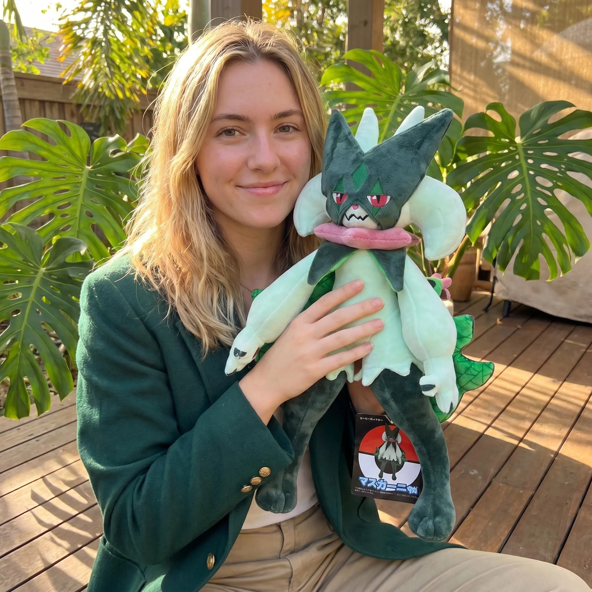 Peluche de Pokémon Floragato Evolution Meowscarada Sprigatito, Muñeco de Peluche de Pokémon Scorbunny Cinderace Raboot, Juguetes de Peluche, Regalos