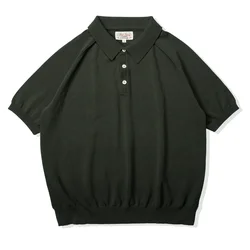 Red Tornado Casual Polo Shirt Vintage Fashion Men's Short Sleeve Cotton T-Shirt