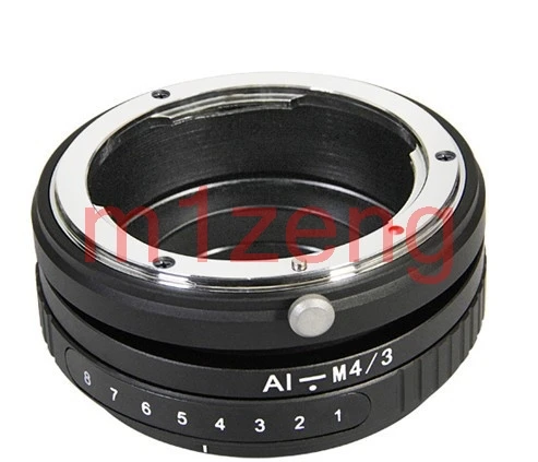 Tilt adapter ring for nikon AI Mount Lens To olympus Panasonic m43 GH4 gh5 GM1 gx7 GX9 gx85 g85 gf10 gf7 EM5 EM1 EM10 camera