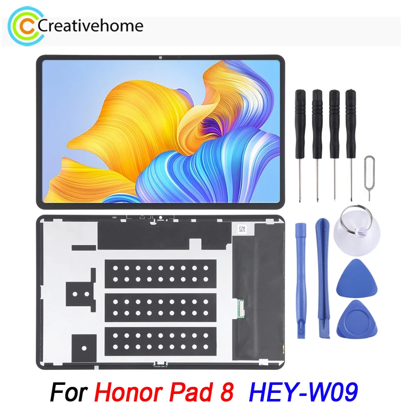 LCD Screen For Honor Pad 8 HEY-W09 12 Inch Tablet Display with Digitizer Full Assembly Replacement Part