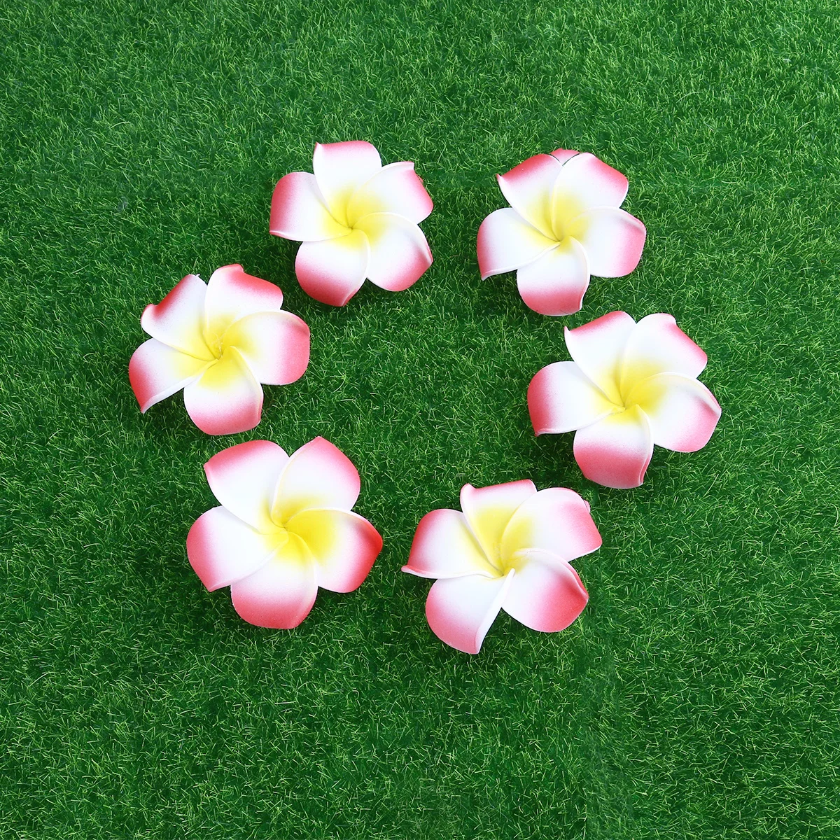 

100Pcs 6cm Red Foam Flowers for Hair Clips Beads Pendants Wedding Party Decorations 6cm Artificial Folower