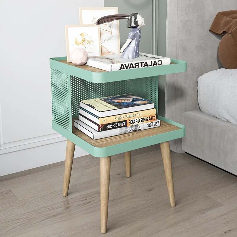 Nordic bedside table, minimalist modern storage cabinet, simple bedroom, ins style bedside small cabinet, storage rack