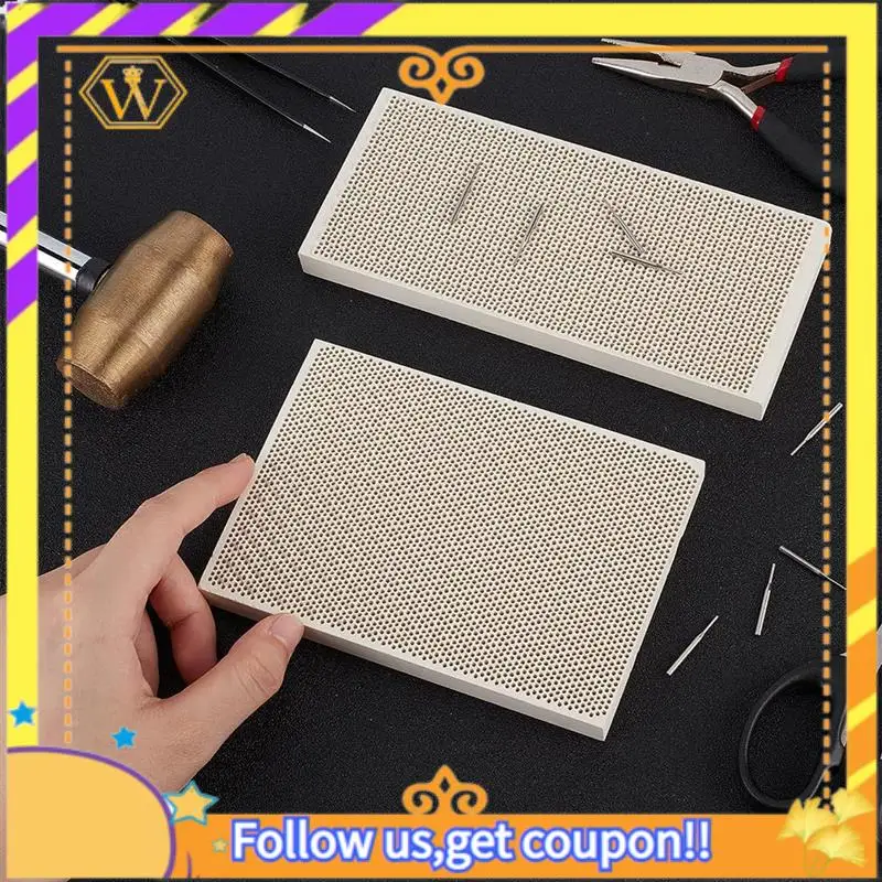 Latest-Honeycomb  Welding Plate Honeycomb Panel Jewelry Making Tool Set Jewelry Welding
