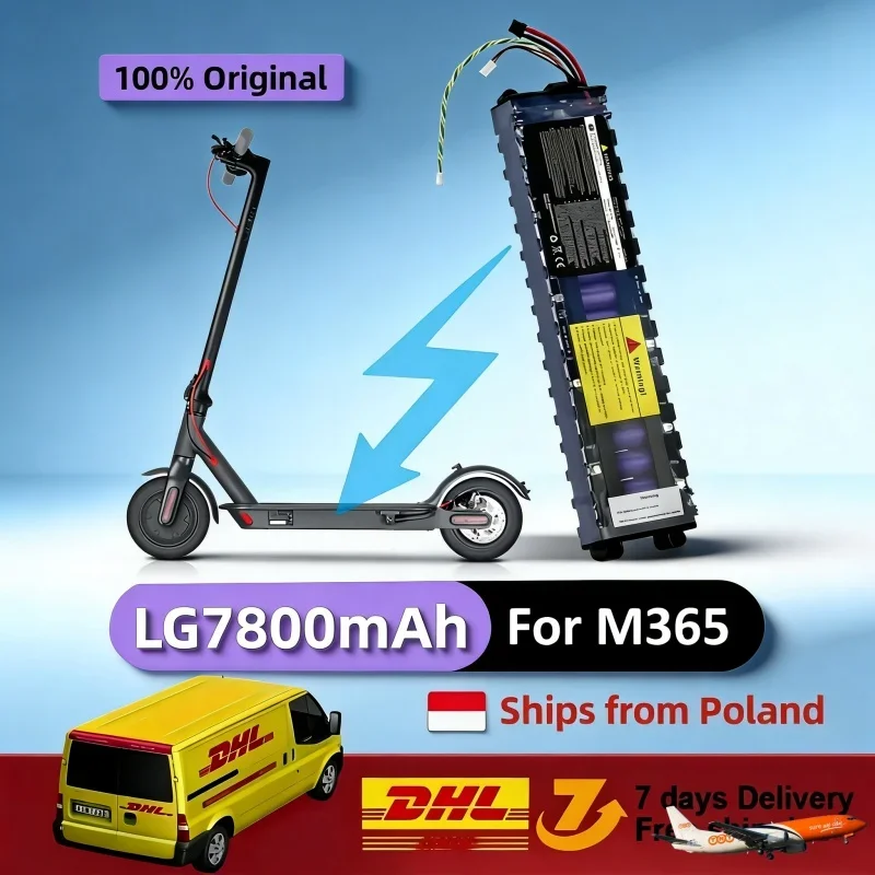 

Аккумулятор LG 7800 мАч 36В для Xiaomi M365 M356 Pro, специальный аккумуляторный блок 36В 10s3p, литий-ионный, водонепроницаемый, с Bluetooth-связью