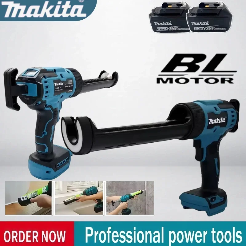 

Makita Electric Glass Glue Gun Glue Seal Sealant Cement Glass Adhesive Wireless Glass Doors Windows Filling Sewing Gun
