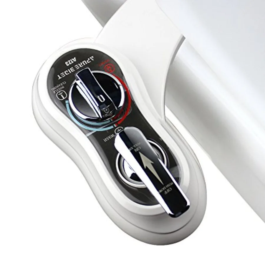 

A123 - Биде для холодной воды - Двойные форсунки для омовения и женской гигиены - Самоочищающееся унитазное биде, 1 шт.