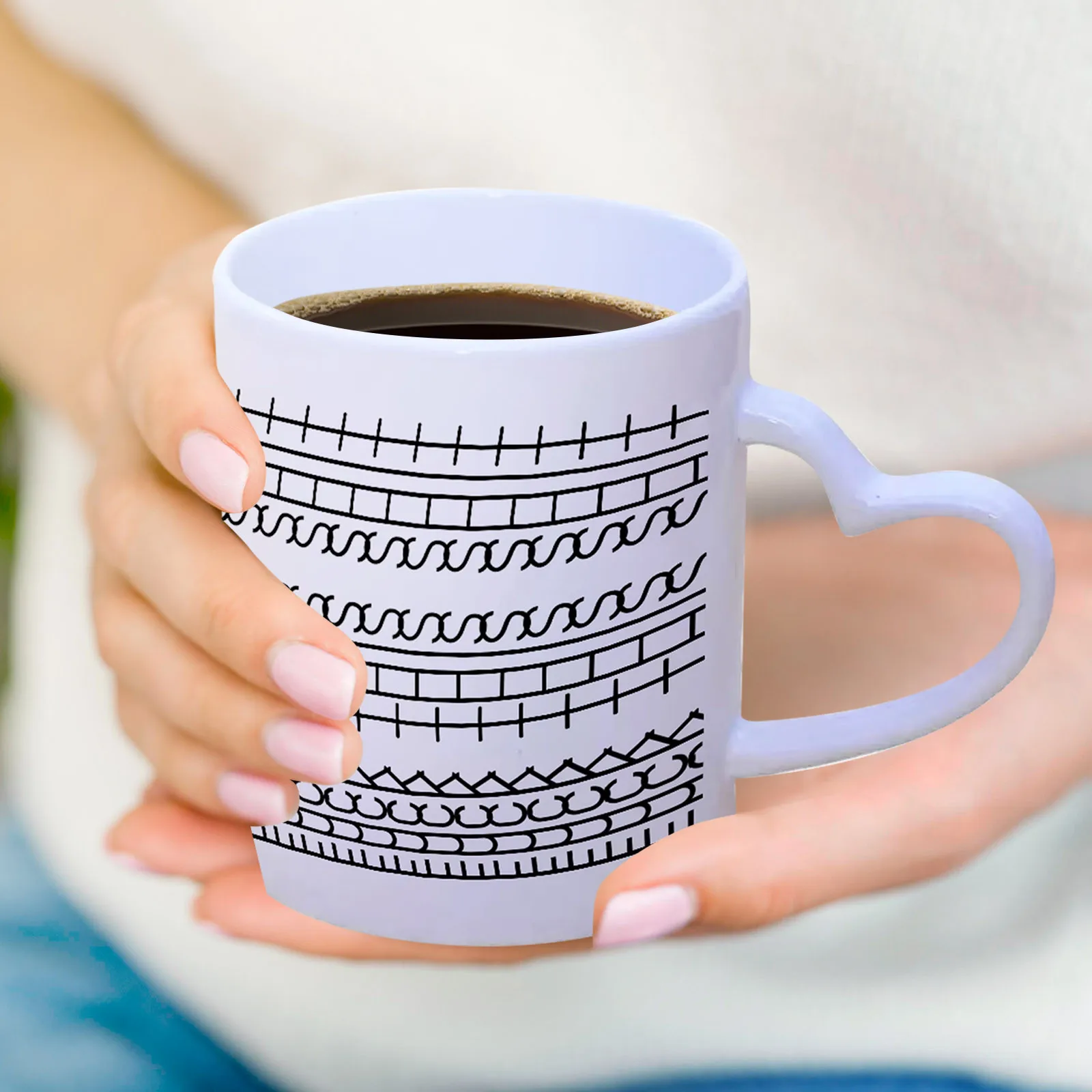 

Funny Coffee Mugs 11oz,Hidden Message Mug,Gift For Coworkers & Work Besties,Coffee Lover Gift For Friends - Family - Coworker