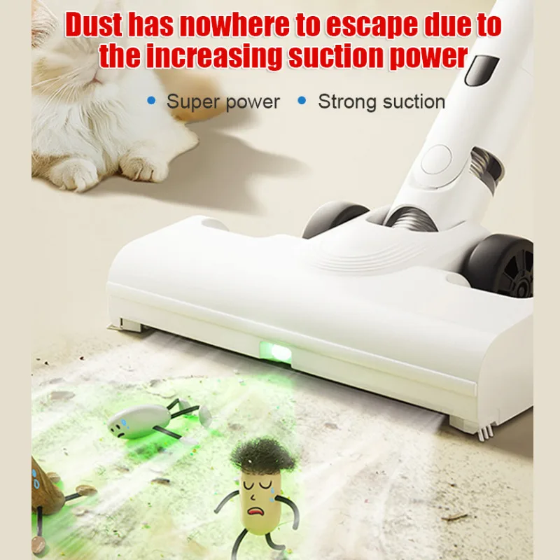 Household Handheld Wireless High-power Vacuum Cleaner Rechargeable Multifunctional Vacuum Mite Remover