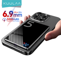 KUULAA Magsafe Power Bank 5000mAh Magnetic Wireless Phone Charger External Battery 20W Fast Charging For iPhone 16 15 PowerBank