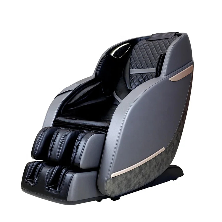4D zero gravity full body electric massage chair with heating, voice, foot massage.
