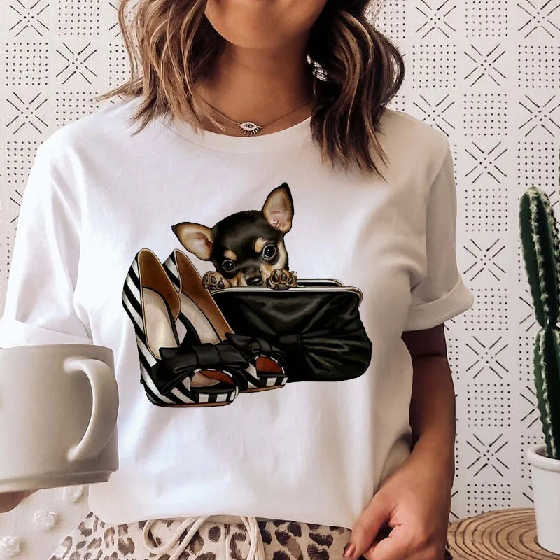 Baumwolle 100% Berry Kaffee Cartoon Print Kurzarm T-shirt Damen T-shirt Top Sommer Mode Frauen Kleidung Ästhetische Kleidung