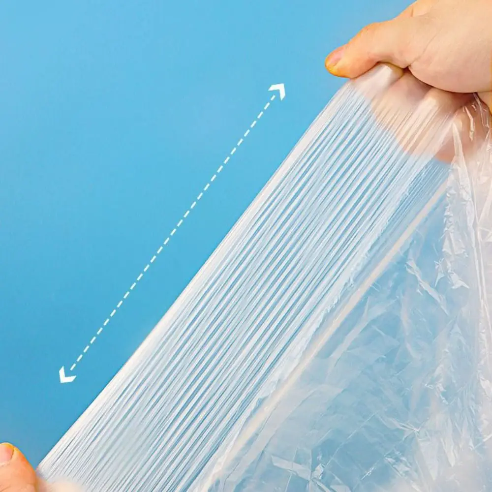 10Pcs/Pack Elastic Hem Disposable Tablecloth Round/Rectangular Universal Oil-proof Table Cover Transparent Thickened