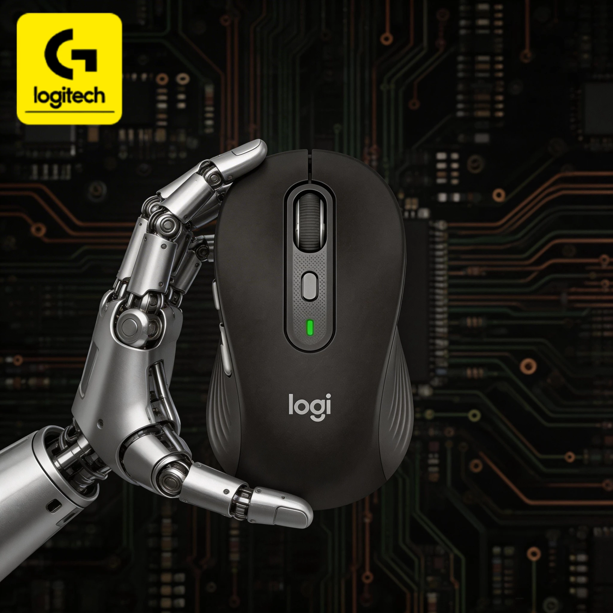 

Беспроводная мышь Logitech M750/M650L с высокоточным сенсором, совместимая с ноутбуками, поддерживающими Bluetooth.