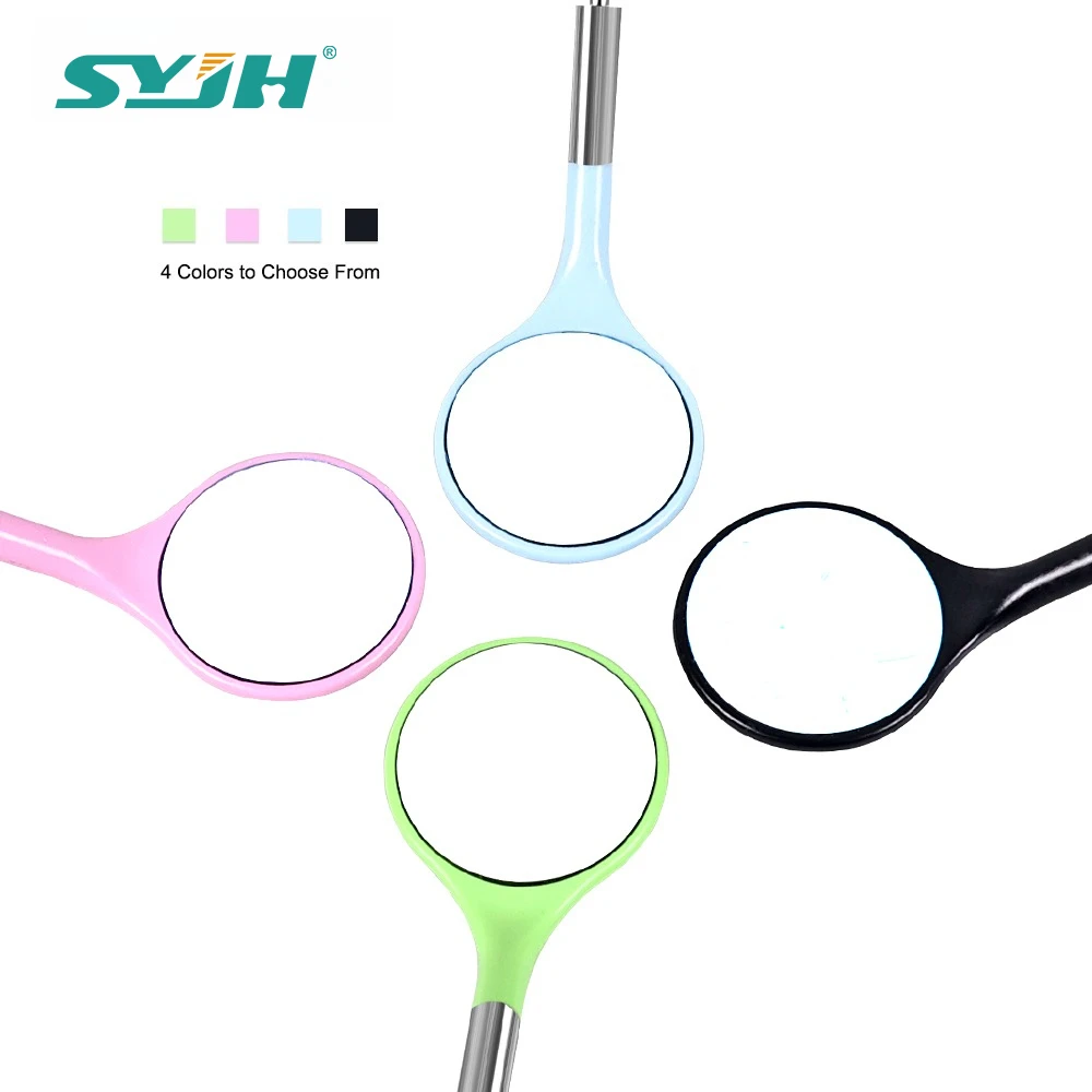 

SYJH 12 шт./компл. стоматологическое ультразрые зеркало для рта, противотуманные экзаменационные зеркала, металлическая ручка, сменные отражатели, зеркала, стоматологическая клиника