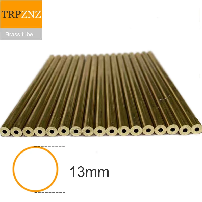 

H62 brass tube outer diameter 13mm wall thickness 0.5mm 1mm 1.5mm 2mm copper pipe Capillary Hollow brass tube