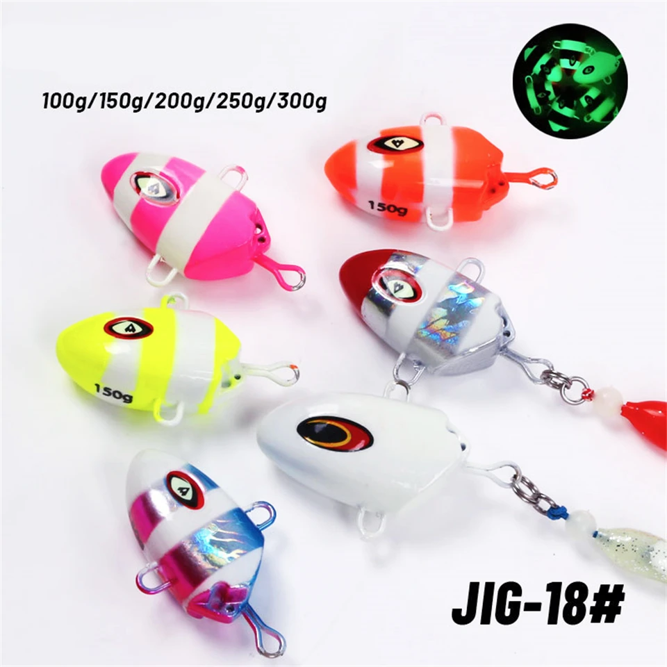 Deep Sea Tenya Madai Jig Kabura Saltwater Fishing Lure Jighead Sea Boating Bait Shrimp Rubber Skirt With Soft Squid Bait