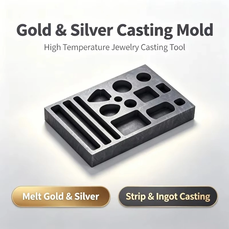 For Gold Melting Tool Kit with Oil Tank, High Temperature Jewelry Casting Set for Melting Gold and Silver into Strips and Ingots