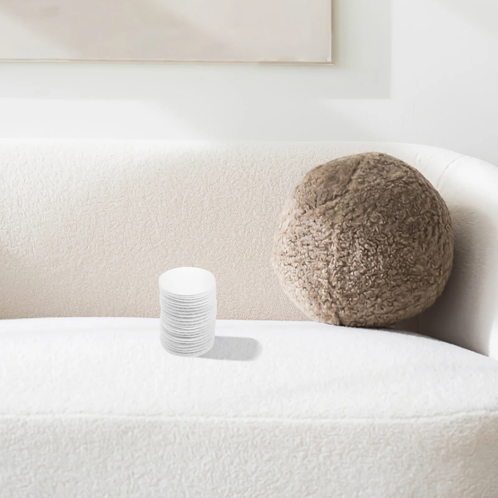 

20Pcs Fixed Rubber Couch Stoppers Sofa Cushion Fixing Pad Non Slip Anti Skid Chair Wheel Stopper Round Furniture