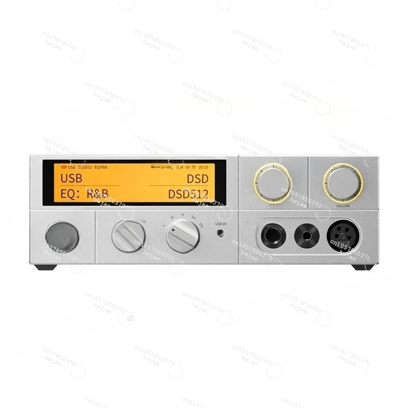 K17 Desktop DAC AMP Headphone Amplifier Hi-Res Audio AK4191 dual AK4499EX 31-band PEQ MQA DSD512 PCM768 with Remote Control