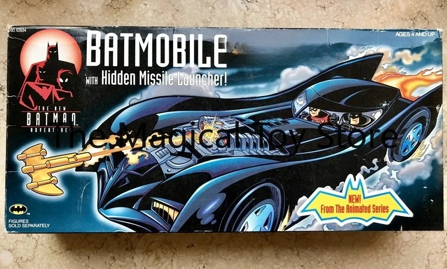 

Original DC Animated Series Batman 1997 Batmobile Boxed Set with Mechanical Features Birthday Gift Collector's Item