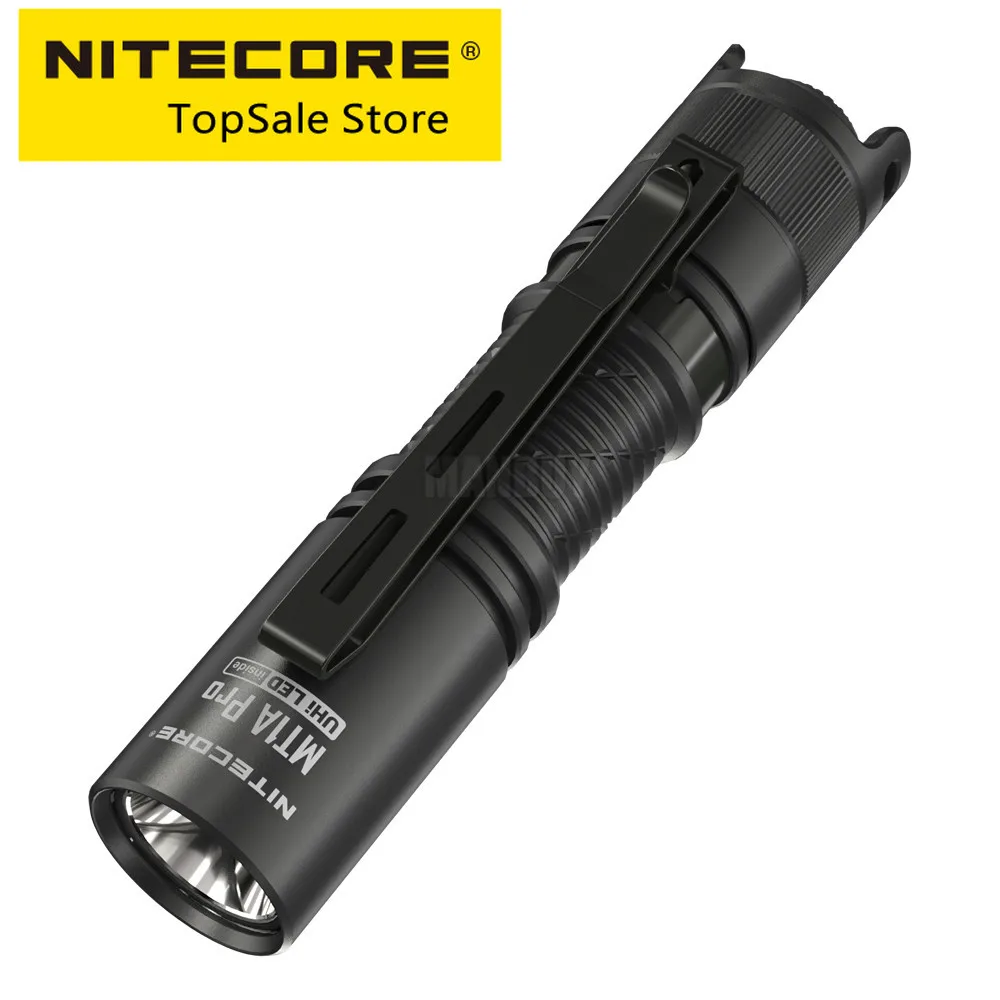 NITECORE MT1A Pro 800 Lumens LED Flashlight with 1100mAh NL1411R 14500 Rechargeable Battery Camping Hiking Emergency Night Walks