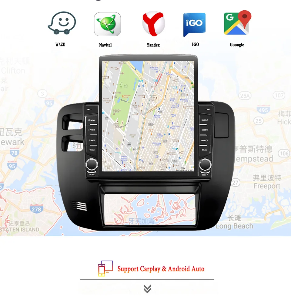 8G+128G Android 14 For Nissan Patrol 1997 - 2005 Car Radio Audio Multimedia Stereo PC Tablet GPS Navi Monitor DVD Carplay Auto