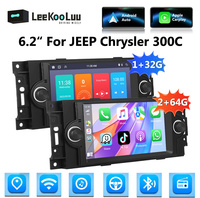 LeeKooLuu 2+64G Android Car Radio GPS Navigation Bluetooth Wifi Wireless Carplay For Jeep Chrysler 300C Auto Multimedia Player