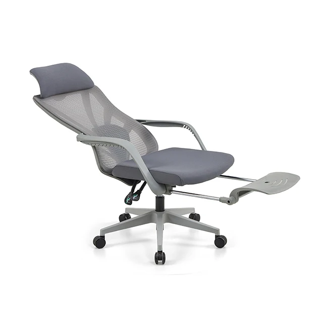 Ergonomic Mesh Swivel Office Computer Chairs Furniture Recliner Office Chairs With Footrest Head Rest