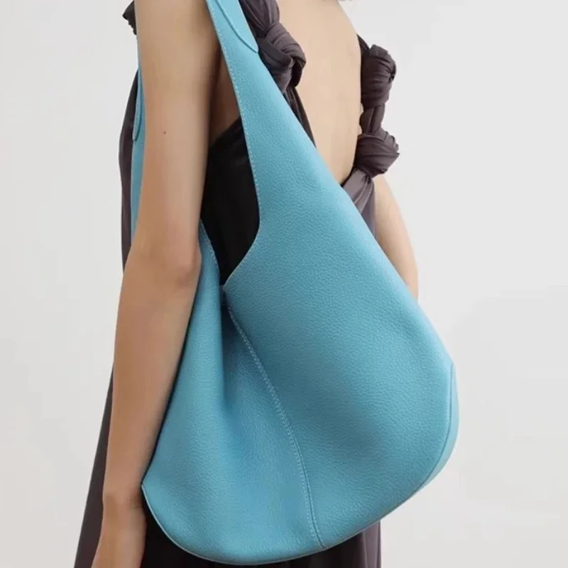 

Pu Soft Leather Grunge Handbags Women Solid Color Vintage Casual Travel Underarm Bag All Match Office Lady Shoulder Bags