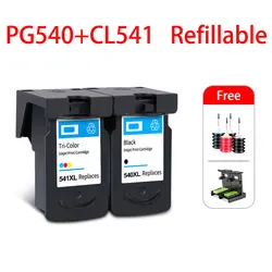 Compatible Refillable Ink Cartridge For Canon 540 541 PG540 CL541 Pixma MG3250 MG3350 MG3500 MG3550 MG3600 MG3650 MG4150 Printer