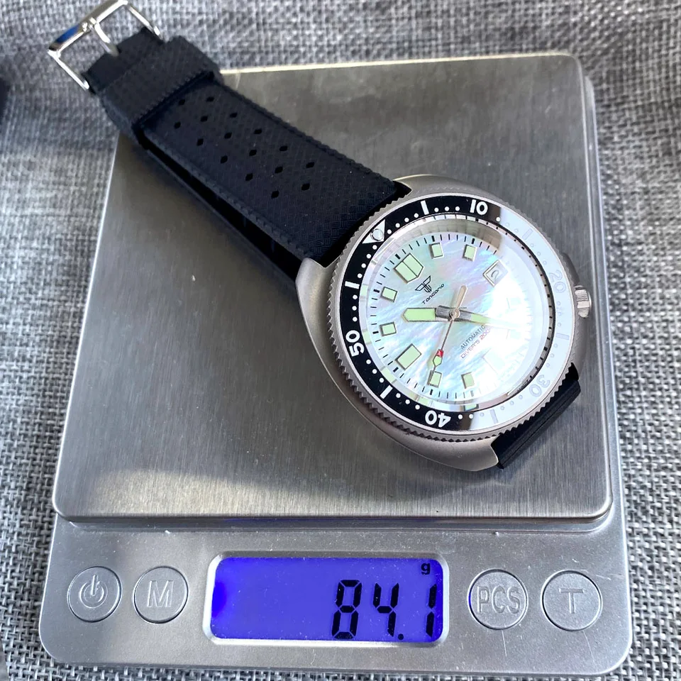 Tandorio Titanium Material Turtle Automatic Watch Men 200M